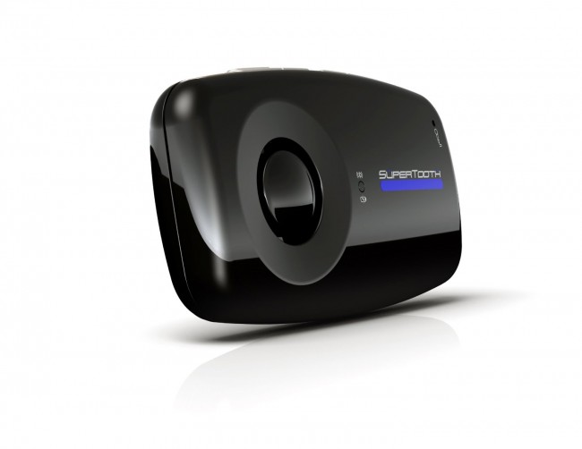 Supertooth One Bluetooth Handsfree Car Kit Visor Blue Tooth Mouse Tech