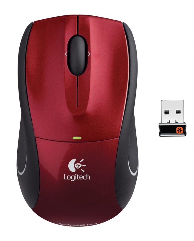 Logitech M505 Wireless Laser Mouse Red Blue Tooth Mouse Tech