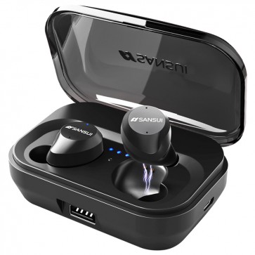 Pasonomi Wireless Earbuds Bluetooth Headphones IKANZI iPX7 Waterproof 72H Cycle Play Time, 2200mAh Bluetooth 5.0