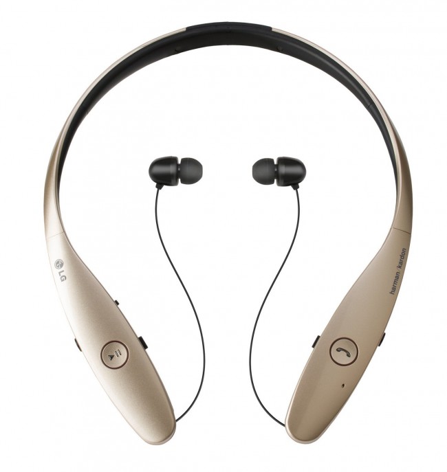 LG HBS900 Tone Infinim Bluetooth Stereo Headset Gold Blue Tooth